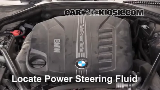 2014 BMW 535d xDrive 3.0L 6 Cyl. Turbo Diesel Liquide de direction assistée Vérifier le niveau de liquide
